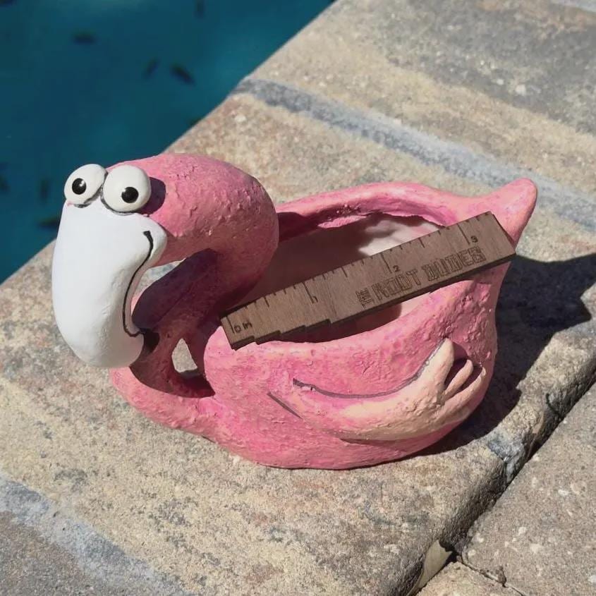 Pink Flamingo Planter | Succulent Plant Pot