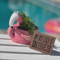 Pink Flamingo Planter | Succulent Plant Pot