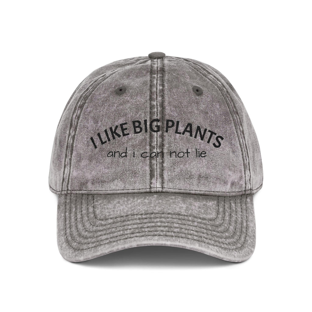 Vintage Embroidered Plant Lover Hat | Washed Cotton Twill Cap