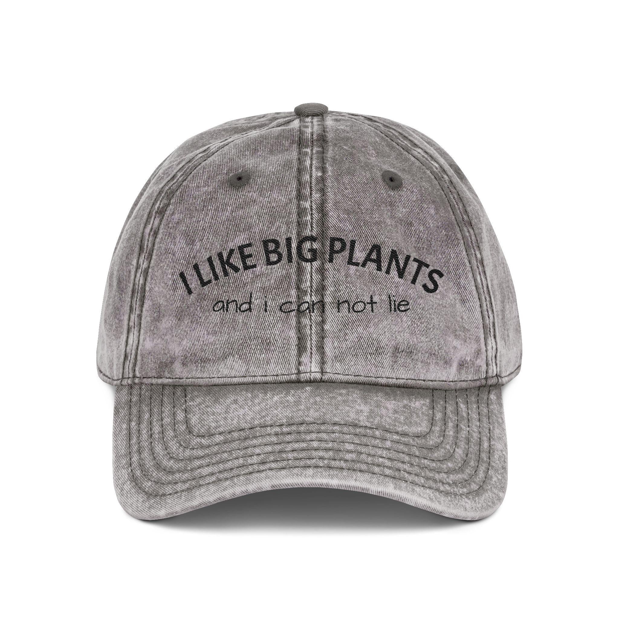 Vintage Embroidered Plant Lover Hat | Washed Cotton Twill Cap