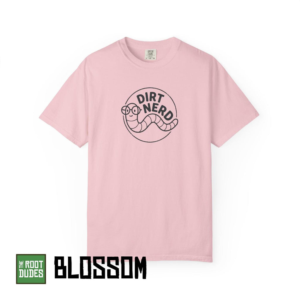 Dirt Nerd Worm T-Shirt | Gardening Worm Illustration
