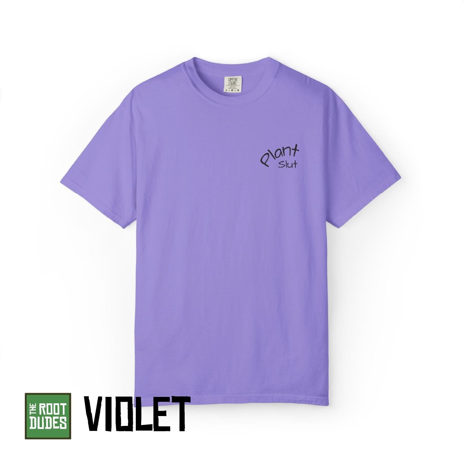 Plant Slut Embroidery T-Shirt | Minimal Handwritten Embroidery