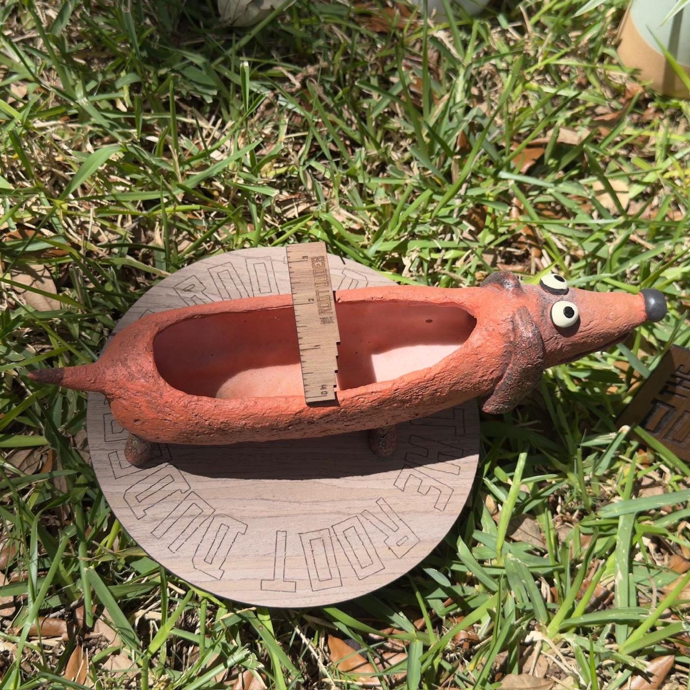 Dachshund Dog Planter | Dobby Doxin Plant Pot