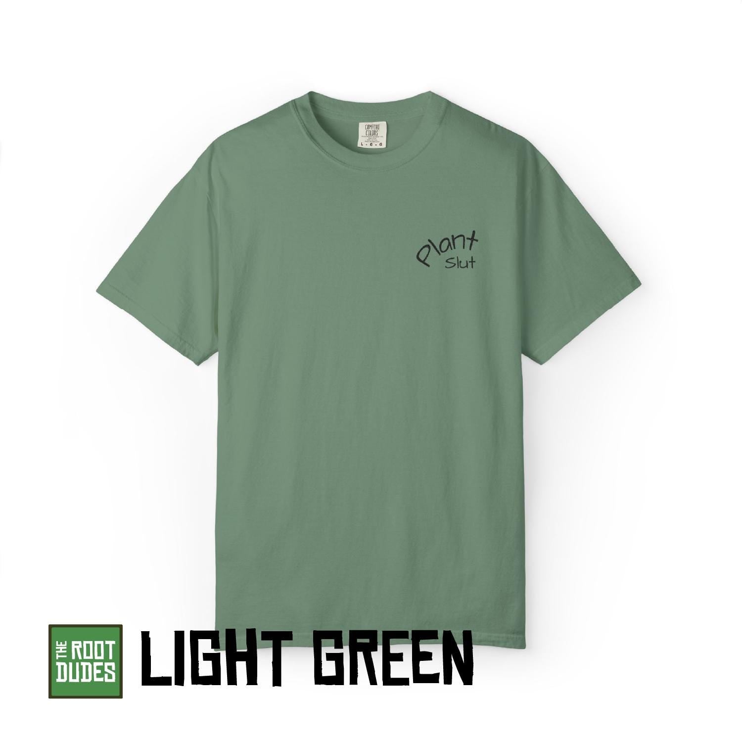 Plant Slut Embroidery T-Shirt | Minimal Handwritten Embroidery