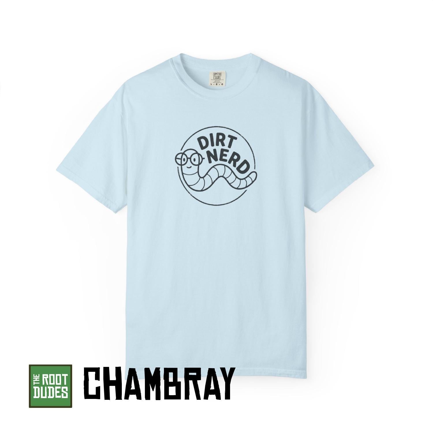Dirt Nerd Worm T-Shirt | Gardening Worm Illustration