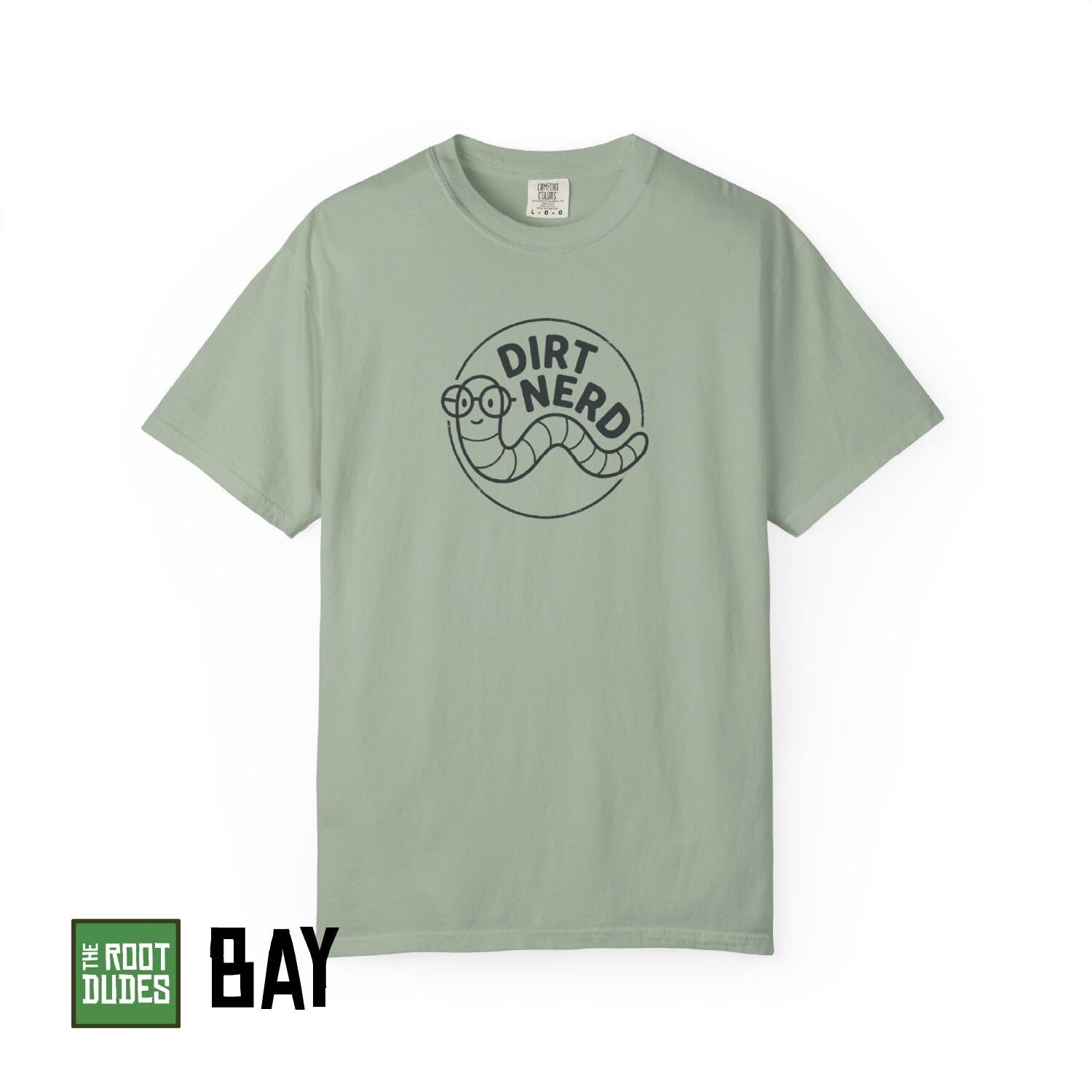 Dirt Nerd Worm T-Shirt | Gardening Worm Illustration