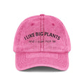 Vintage Embroidered Plant Lover Hat | Washed Cotton Twill Cap