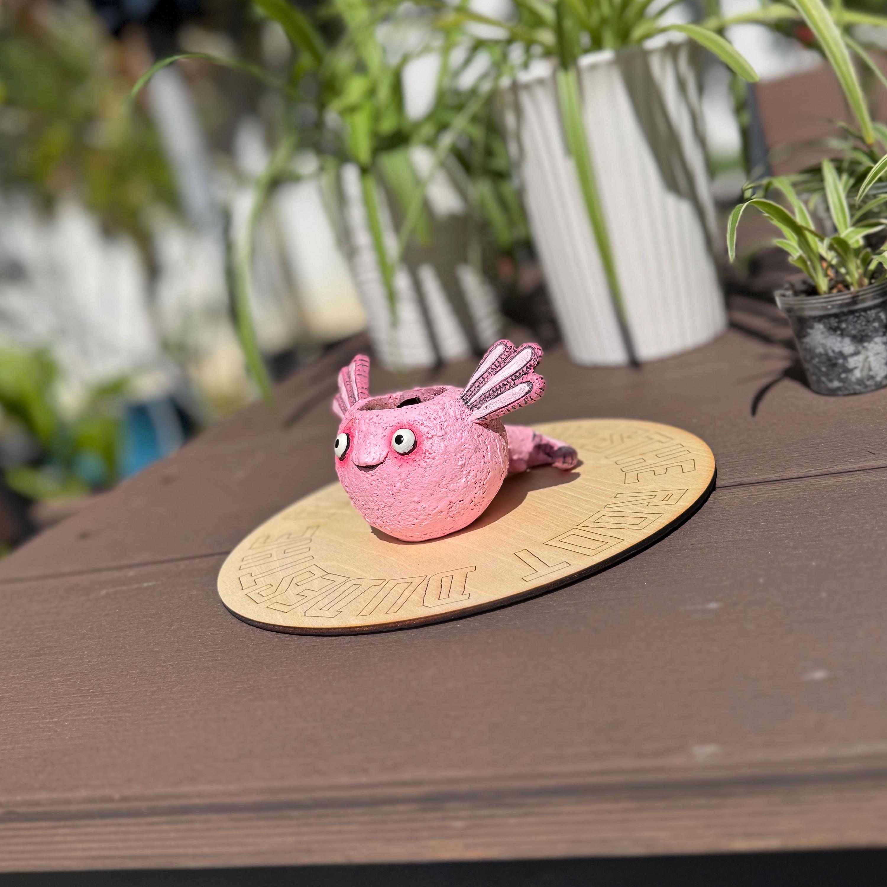 Axolotl Succulent Planter | Small Animal Plant Pot