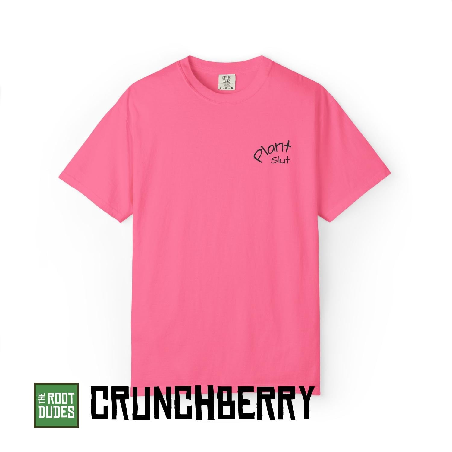 Plant Slut Embroidery T-Shirt | Minimal Handwritten Embroidery