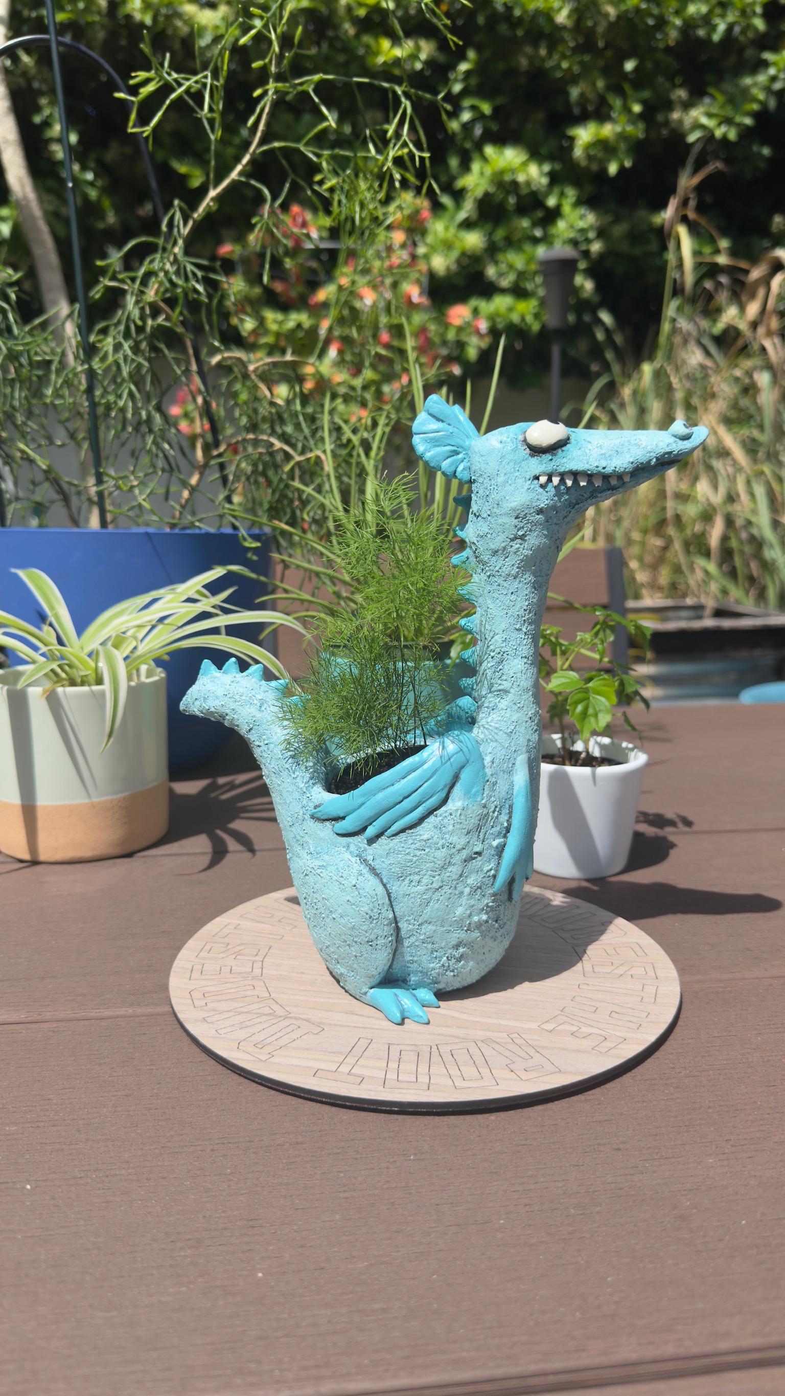 Dragon Planter | Indoor Small Plant Pot