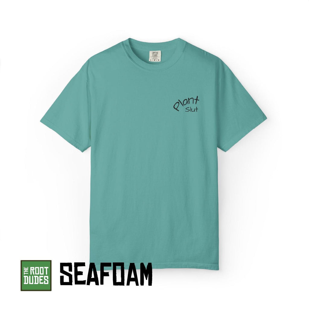 Plant Slut Embroidery T-Shirt | Minimal Handwritten Embroidery