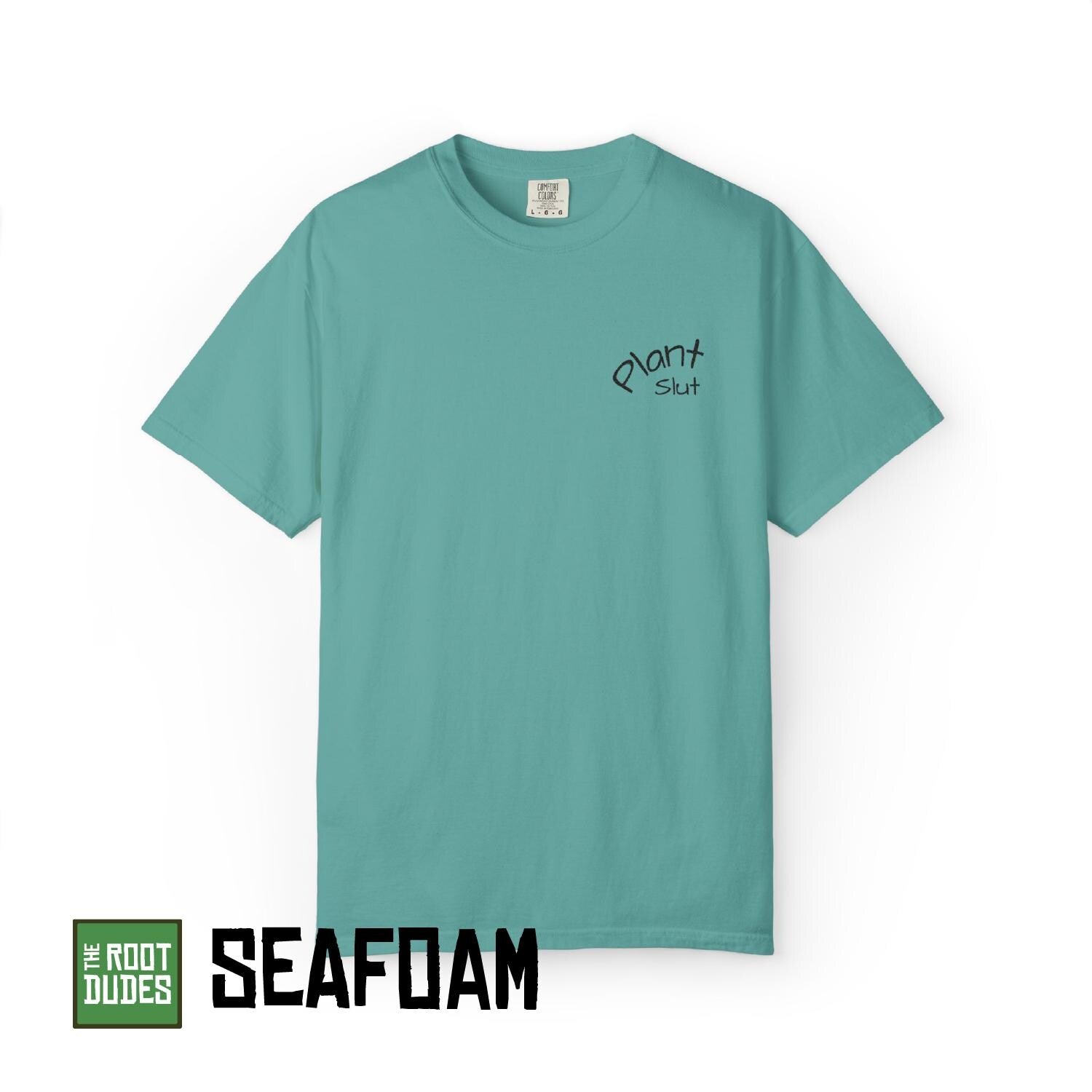 Plant Slut Embroidery T-Shirt | Minimal Handwritten Embroidery