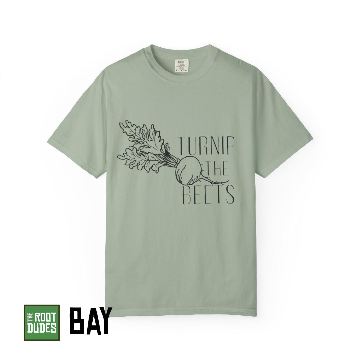 Turnip the Beets T-shirt | Retro Veggie Illustration, Music Pun