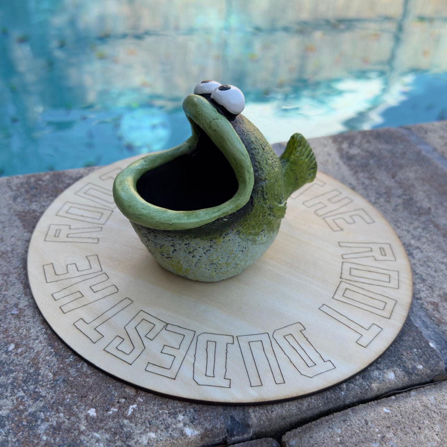 Bubba the Bass Planter | Funny Fish Indoor Planter Pot