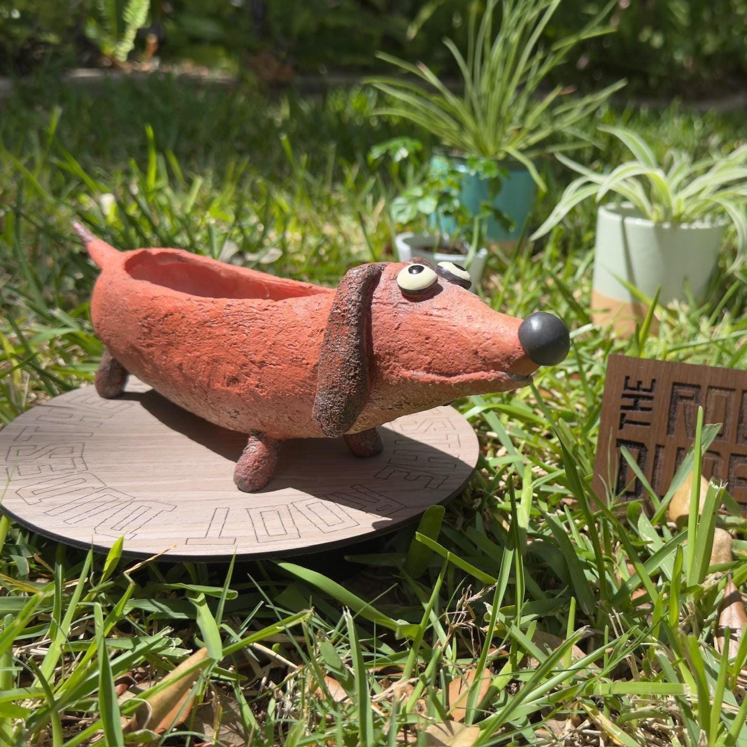 Dachshund Dog Planter | Dobby Doxin Plant Pot