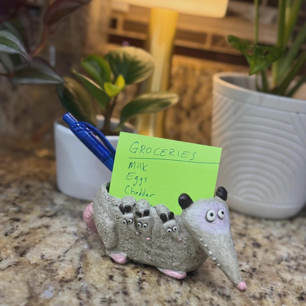 Opossum Planter | Small Succulent Pot
