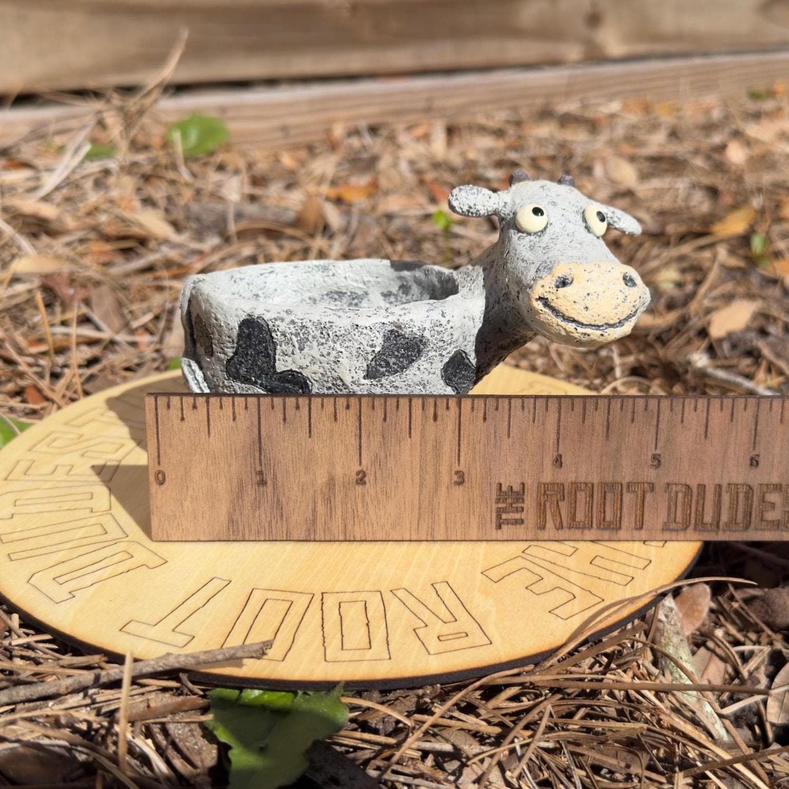 Cow Planter | Small Animal Plant Pot | Succulent Pot | Desk Decor Gift