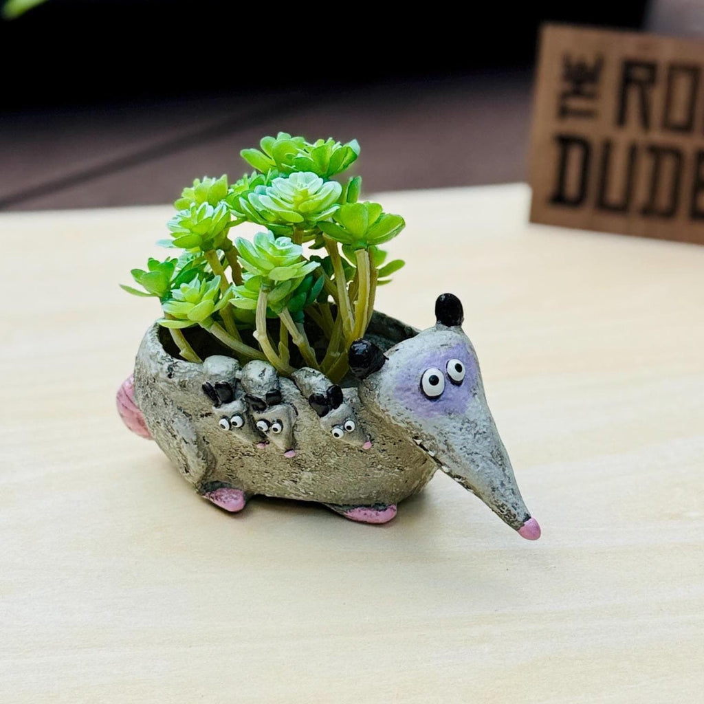 Opossum Planter | Small Succulent Pot